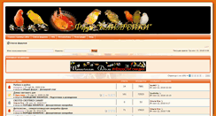 Desktop Screenshot of forum.canaria.msk.ru